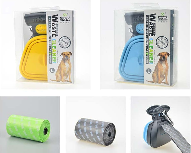 Foldable Dog Pooper Scooper | One-Hand Waste Pickup Tool