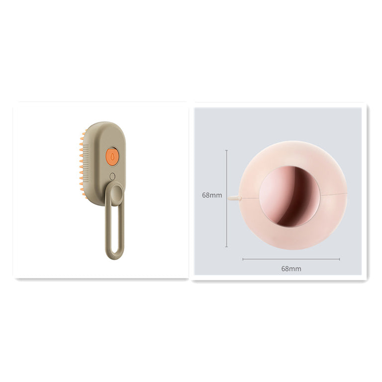 SteamGroom™ 3-in-1 Pet Grooming Brush – Spray, Massage & Deshedding Tool