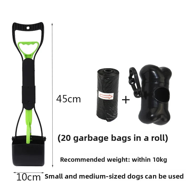 Pooper Scooper for Large Small Dogs Long Handle Poop Scoop for Yard Grass Gravel Dog Poop Grabber with High Strength Material
