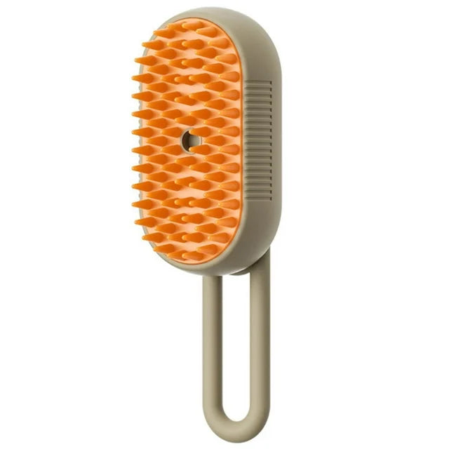 SteamGroom™ 3-in-1 Pet Grooming Brush – Spray, Massage & Deshedding Tool